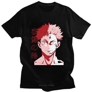 【100% cotton】เสื้อยืดคอกลม แขนสั้น ผ้าฝ้ายแท้ พิมพ์ลายอนิเมะมหาเวทย์ผนึกมาร สไตล์ญี่ปุ่น สําหรับผู้หญิง