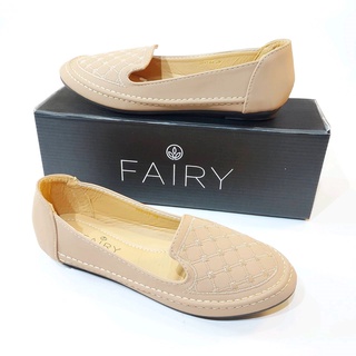 ภาพขนาดย่อของภาพหน้าปกสินค้ารองเท้าส้นแบน 999-17 รองเท้าหุ้มส้น  FAIRY จากร้าน fairyfine บน Shopee ภาพที่ 2