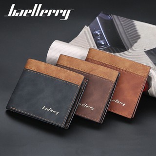 กระเป๋าสตางค์ผู้ชายใบสั้น Baellerry หนังนุ่ม พร้อมส่ง!!