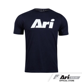 ARI SIGNATURE LIFESTYLE TEE - NAVY/WHITE เสื้อยืด อาริ ซิกเนเจอร์ สีกรมท่า