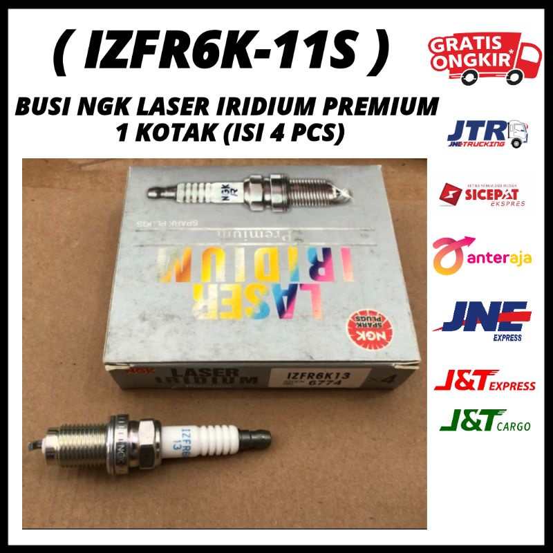 หัวเทียนเลเซอร์อิริเดียม พรีเมี่ยม Izfr6k NGK - 11S | Shopee Thailand