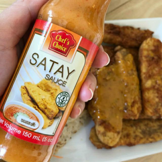 chefs-choice-satay-sauce-น้ำจิ้มสะเต็ะ-ซอสสะเต๊ะ-ขนาด-150ml-สำหรับผู้ทานมังสวิรัติ-vegan