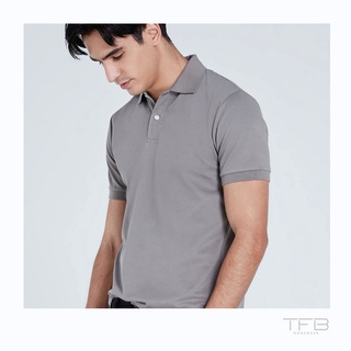 ภาพขนาดย่อของภาพหน้าปกสินค้าเสื้อโปโล แขนสั้น สีเทา ผ้าดรายเทค(dry-tech) TFB Workwear จากร้าน tfb_workwear_official บน Shopee