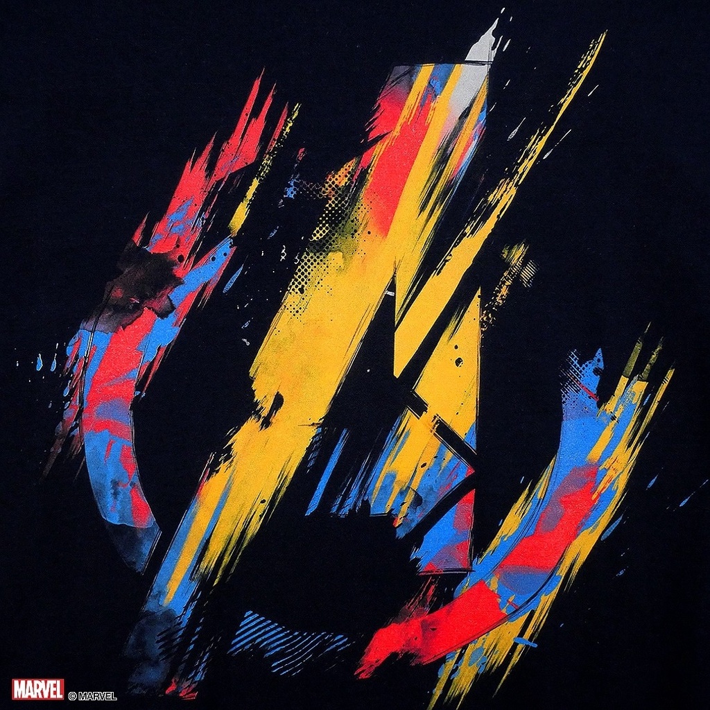 เสื้อยืดผ้าฝ้ายพิมพ์ลายขายดี-เสื้อยืดการ์ตูน-ลิขสิทธ์แท้-marvel-comics-t-shirts-mvx-174