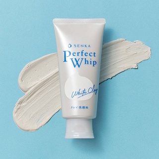 Perfect Whip White Clay 50g (ขนาดพกพา) Senka โฟมล้างหน้า