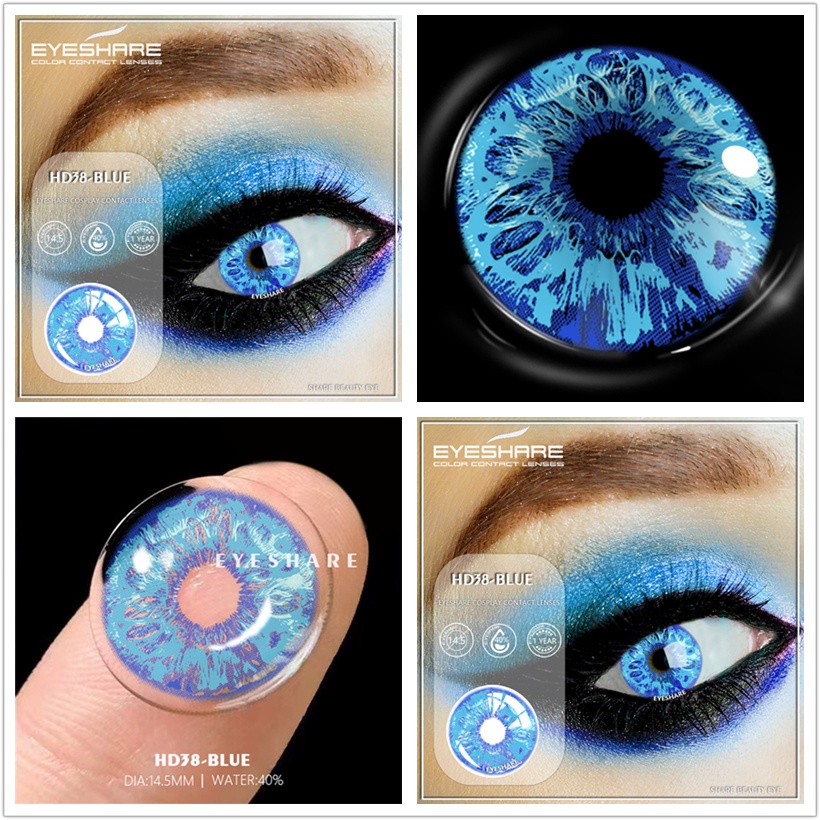 eyeshare-คอนแทคเลนส์-สีฟ้า-พร้อมกล่องคอนแทคเลนส์