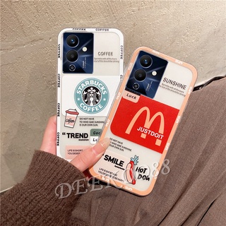 เคสโทรศัพท์มือถือ Infinix Note 12 Pro 5G VIP NFC G96 G88 4G 2022 New Smartphone Casing Fashion Coffee Phone Cell Case Softcase TPU Shockproof Transparent Back Cover Note12 12Pro Note12Pro