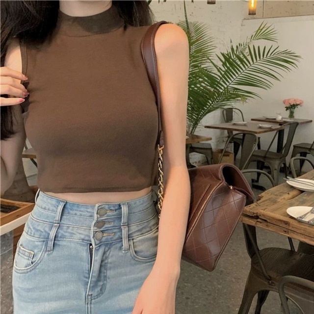 ey-shop688-พร้อม-ส่ง-6233-ss-ah-เสื้อแฟชั่นผ้าไหมพรมแขนกุด-เสื้อผ้ายืดได้มีหลายสีใส่สบาย