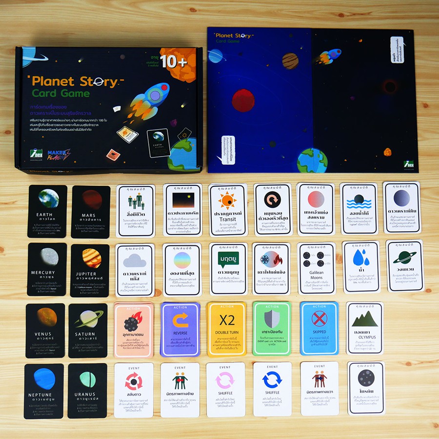 planet-story-card-game-การ์ดเกมเรื่องของดาวเคราะห์ในระบบสุริยะจักรวาล