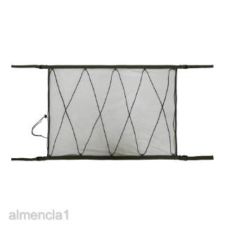 [ALMENCLA1] 90x60cm Car Roof Ceiling Cargo Net Pocket Mesh Storage Bag Pouch for Van SUV