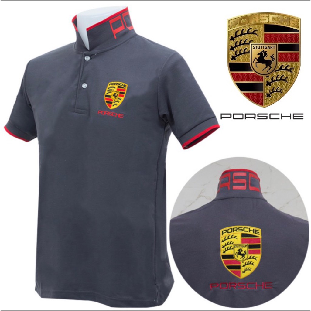 kaidee88-เสื้อโปโล-porsche-เสื้อโปโลสำหรับผู้ชาย-polo-t-shirt-for-menเสื้อเชิ้ตผู้ชายเสื้อโปโล