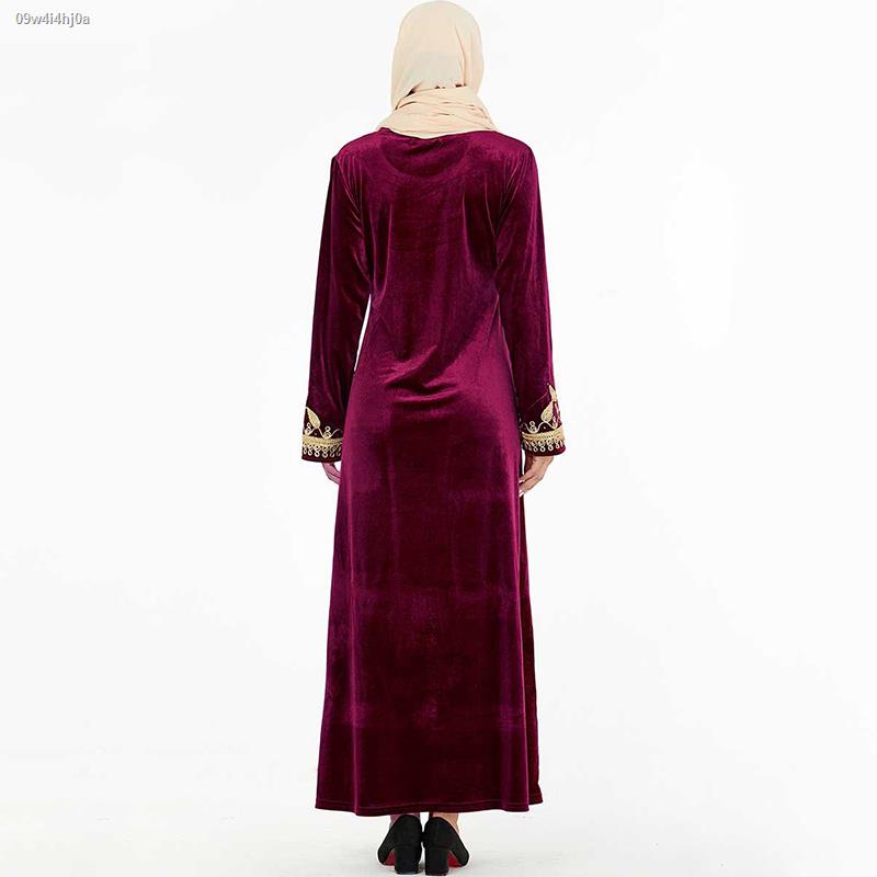 ชุดมุสลิมผู้หญิงขนาดบวกผ้าคลุมศีรษะผ้ากอซผ้าพันคอเสื้อผ้าบูชาเสื้อคลุม