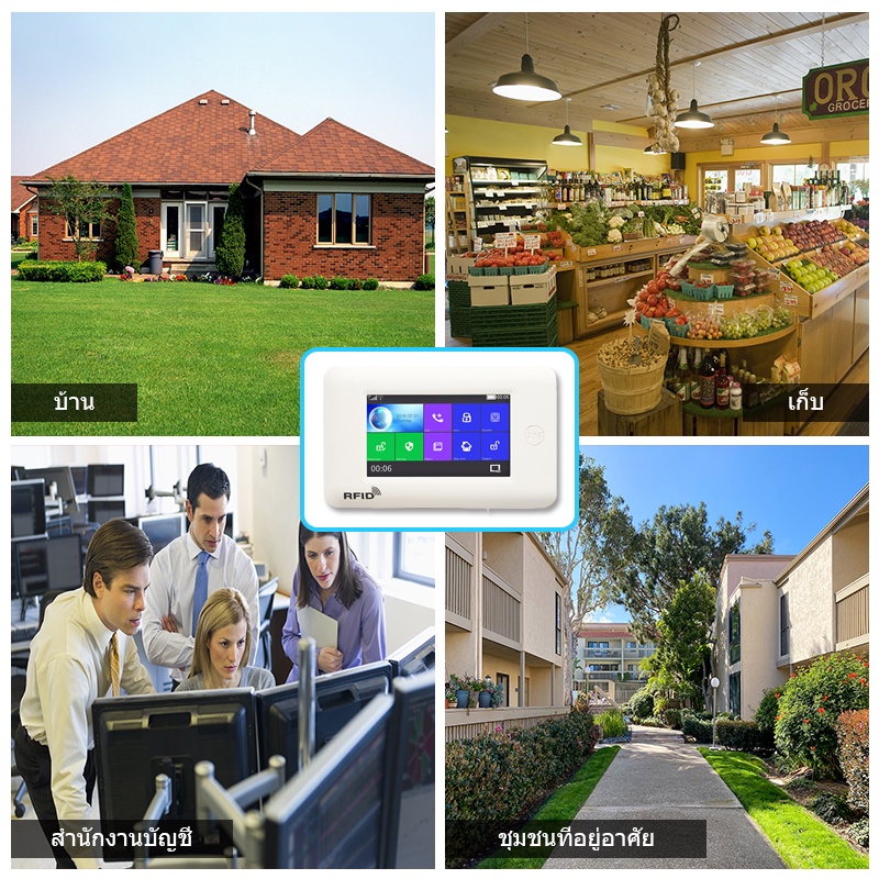 ส่งไวจากไทย-daytech-alarm-system-กันขโมยบ้าน-ระบบสัญญาณกันขโมย-ระบบกันขโมย-อุปกรณ์กันขโมย-wifi-tuya-smart-life-app-4g