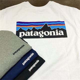 ภาพหน้าปกสินค้าPatagonia/P-6 Patagonia Logo Classic Cotton Short Sleeve T-shirt 21ss ที่เกี่ยวข้อง