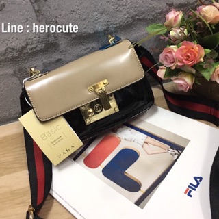 ZARA MULTICOLOURED CROSSBODY BAG ส่งฟาีEMS