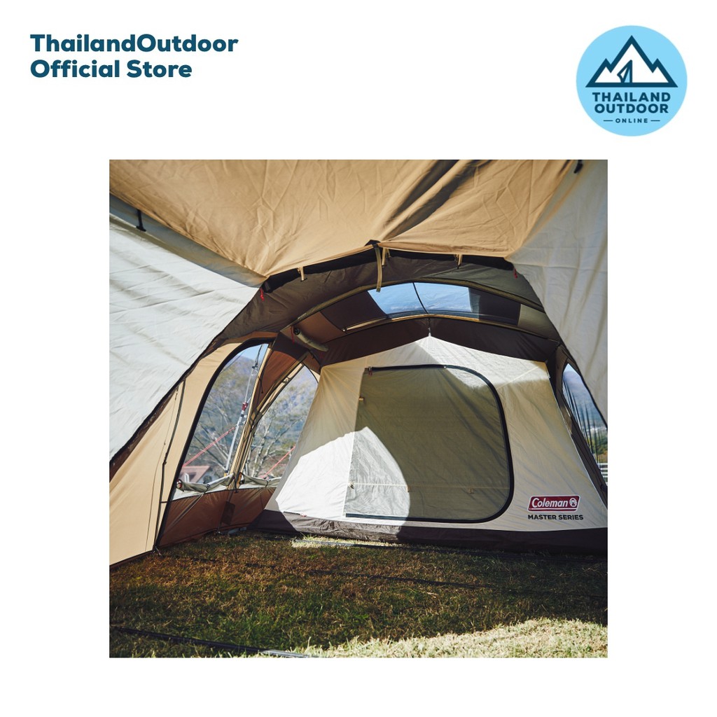 Coleman เต๊นท์ Master Series สุดหรูหรา รุ่น 4S WIDE 2-ROOM