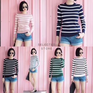 Stripe Knit Top