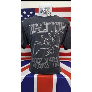 เสื้อวง LED ZEPPFLIN งานปี 2,011 สกรีนจมๆ ป้ายบิน