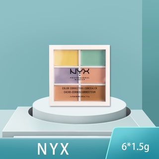 ภาพหน้าปกสินค้าNYX อนซีลเลอร์ ปกปิดรอยแตกต่างกัน 6 สี Color Correcting Concealer Palette ให้ความชุ่มชื้น ไม่ติดผิว❧ ที่เกี่ยวข้อง