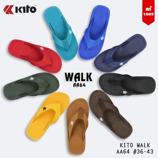 ภาพหน้าปกสินค้า🔥พร้อมส่ง🔥🎉ราคาถูก Kito Walk AA64 แท้💯% รองเท้าแตะ รองเท้าคีบ Kito รองเท้าผู้หญิง รองเท้าผู้ชาย รองเท้ากีโต้ ซึ่งคุณอาจชอบราคาและรีวิวของสินค้านี้