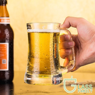 Gf แก้วเบียร์ พร้อมหูจับ เป็นมิตรกับสิ่งแวดล้อม สําหรับใส่เครื่องดื่ม เบียร์ ฟุตบอล เทศกาล