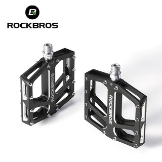 Rockbros ที่เหยียบจักรยาน แบริ่งซีล กันลื่น กันน้ํา CNC อุปกรณ์เสริม สําหรับจักรยานเสือภูเขา