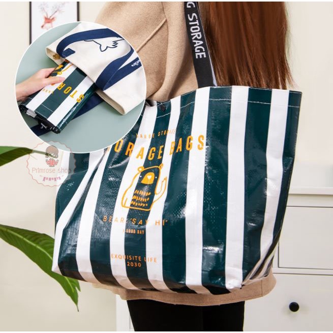 ภาพหน้าปกสินค้าถุงรักษ์โลก shopping Bag สามารถนำกลับมาใช้ซ้ำได้