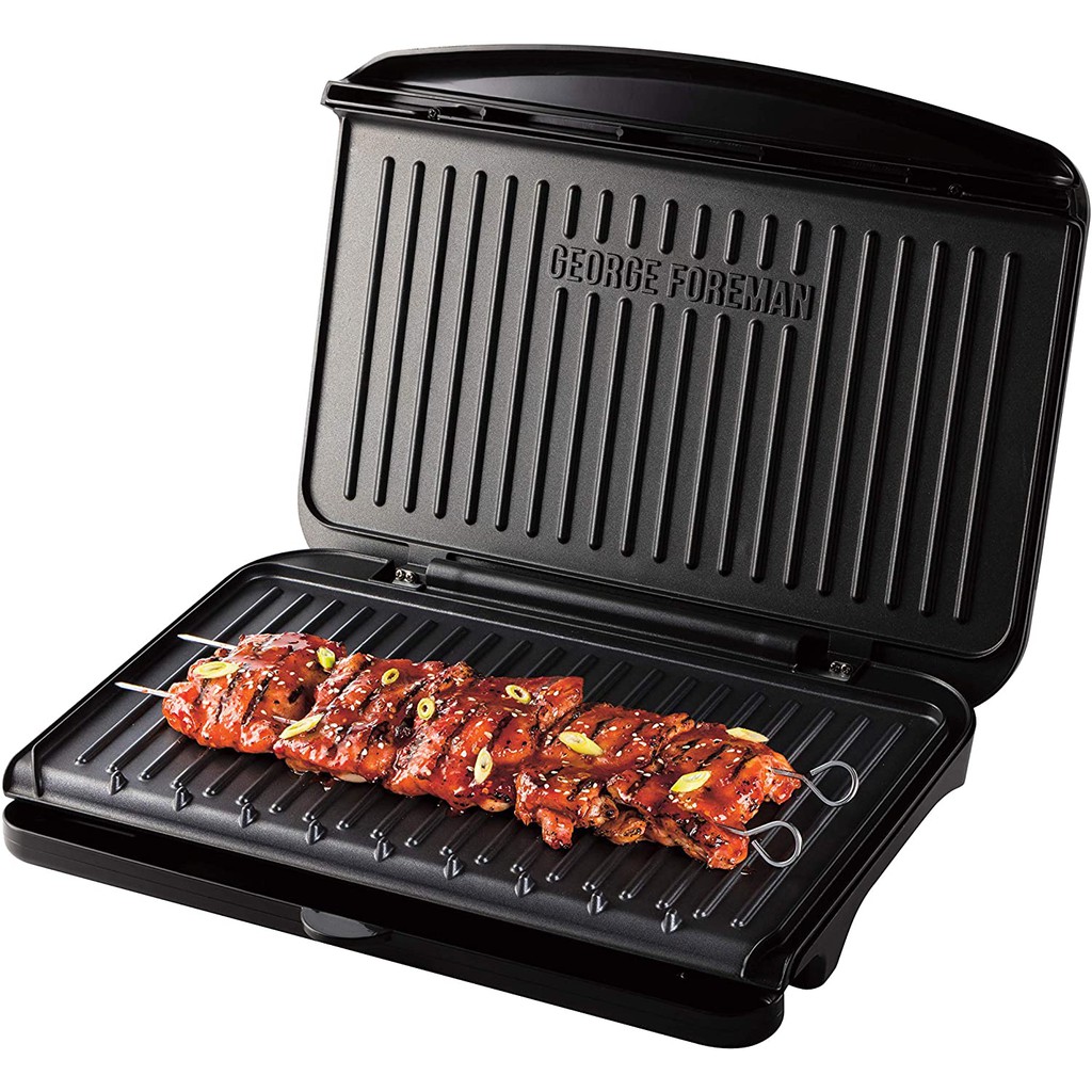 george-foreman-25820-large-fit-grill-เครื่องย่างสเต็กขนาดใหญ่-imported-from-uk-ใช้ไฟไทย-1-best-seller-ลดไขมันได้ถึง-42