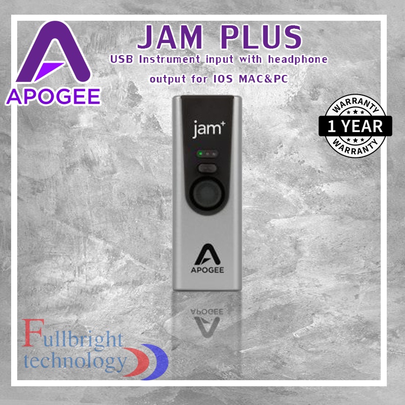 Apogee JAM PLUS : USB Instrument Input and Headphone Output for iOS ...