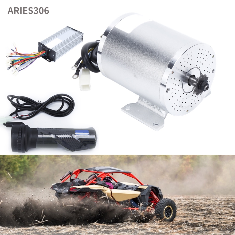 aries306-ชุดมอเตอร์ไฟฟ้าไร้แปรงถ่าน-48v-2000w-ความเร็วสูง-สําหรับปรับแต่ง-diy