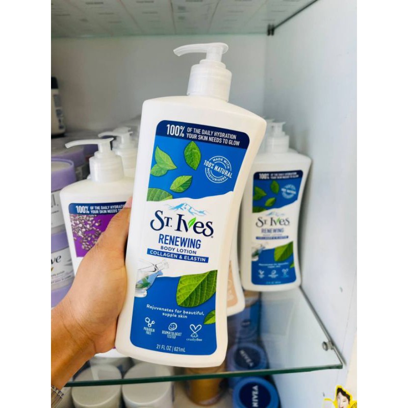 St.Ives Skin Renewing Collagen Elastin Body Lotion 621ml. Shopee Thailand