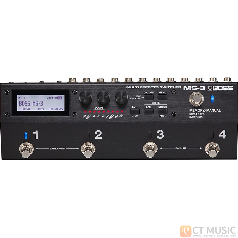 boss-ms-3-multi-effects-switcher-เอฟเฟคกีตาร์