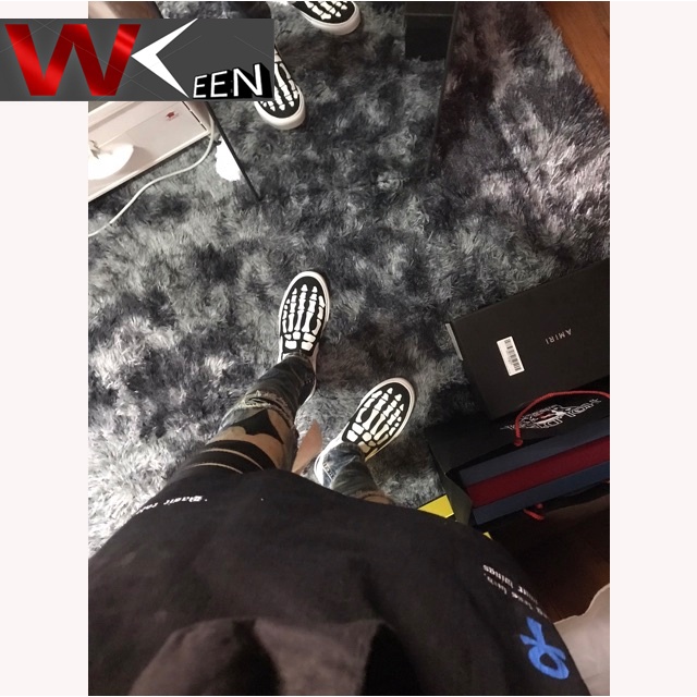 ภาพหน้าปกสินค้าAMIRI รองเท้าผู้ชายหนังระบายอากาศแบบสบาย ๆ loafers รองเท้าผ้าใบ AMIRI-￠ จากร้าน ddurianav47 บน Shopee