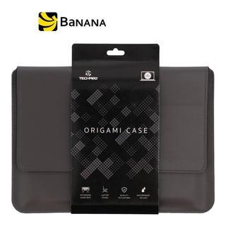 ภาพหน้าปกสินค้าTECHPRO Sleeve for MacBook/Laptop 13-14 inch Origami case กระเป๋าซองหนังสำหรับโน้ตบุ้คพกพา by Banana IT ที่เกี่ยวข้อง