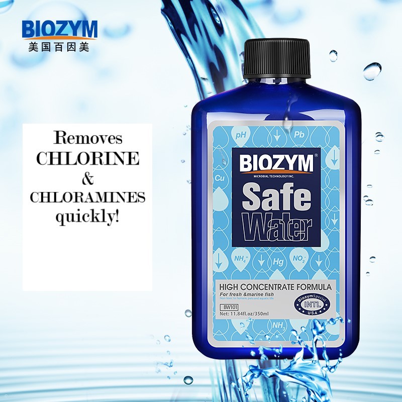 biozym-safe-water-ปรับสภาพน้ำ-350ml-น้ำยาปรับสภาพน้ำ-น้ำยาตู้ปลา-น้ำยาลดคลอรีน-น้ำยาตู้ปลา-ใช้ได้ทั้งตู้ปลาน้ำจืด-ทะเล