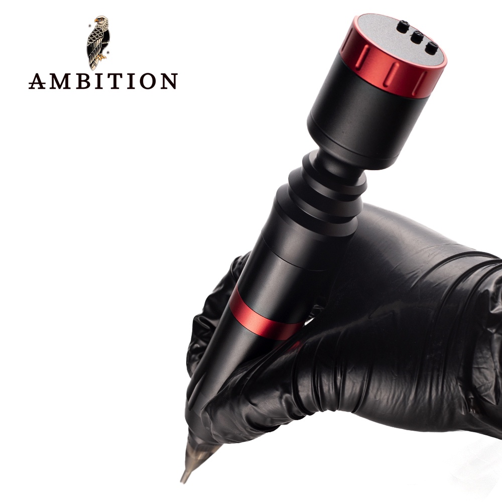 ambition-ซื้อหนึ่งแถมเก้า-ปากกาสักไร้สาย-1500mah-rca-ชุดสักอินเตอร์เฟส