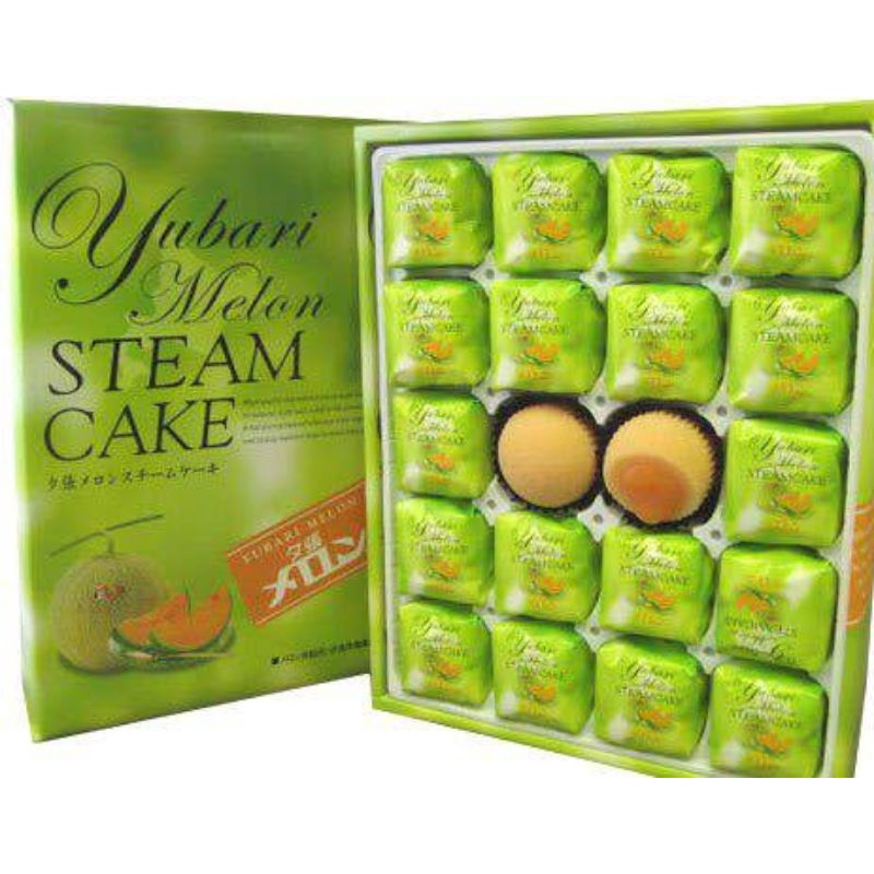YUBARI MELON STEAM CAKE 20pcs เค้กเมล่อนของฝากขึ้นชื่อจากฮอกไกโด