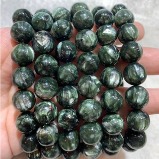 กำไลข้อมือ เซราฟิไนท์ Seraphinite (เกรดพรีเมี่ยม) *หินแท้ หินธรรมชาติ*