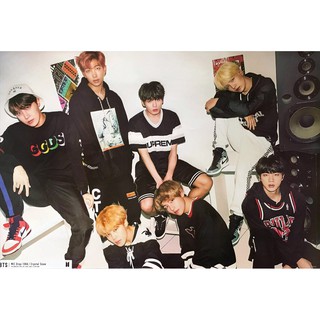 โปสเตอร์ รูปถ่าย บอยแบนด์ เกาหลี BTS Bangtan Boys 방탄소년단 POSTER 24"x35" Inch Korea Boy Band K-pop Hip Hop R&amp;B