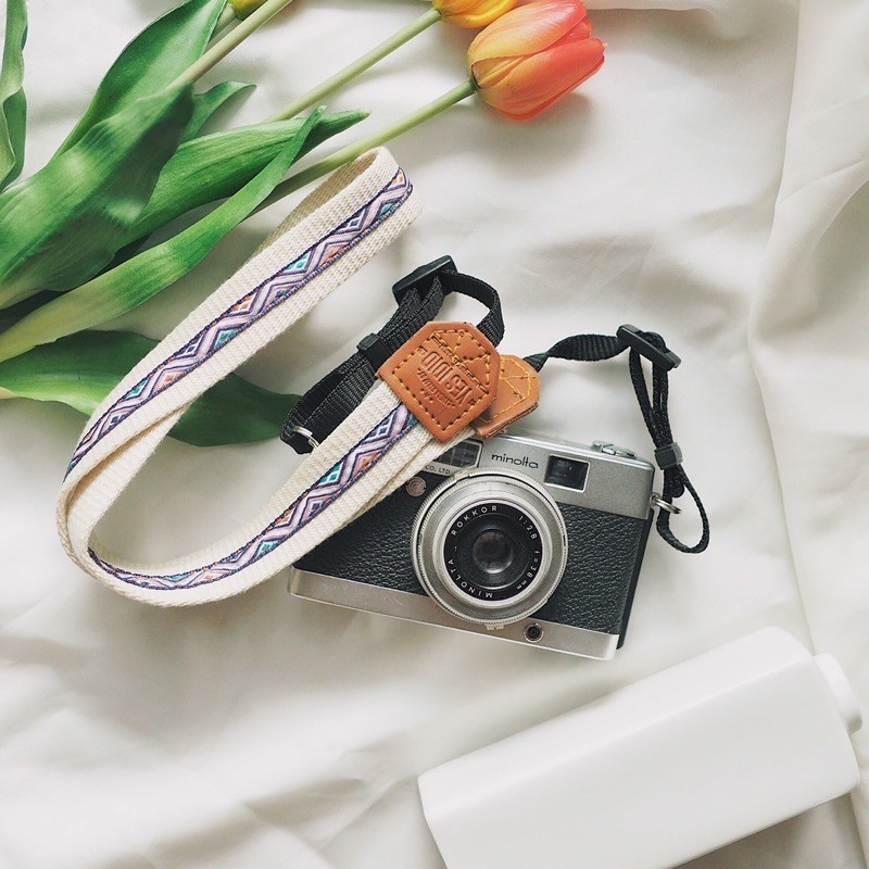 สายคล้องกล้อง Little Pink 🍑 Small size / Camera Strap สายสะพายกล้อง by ...