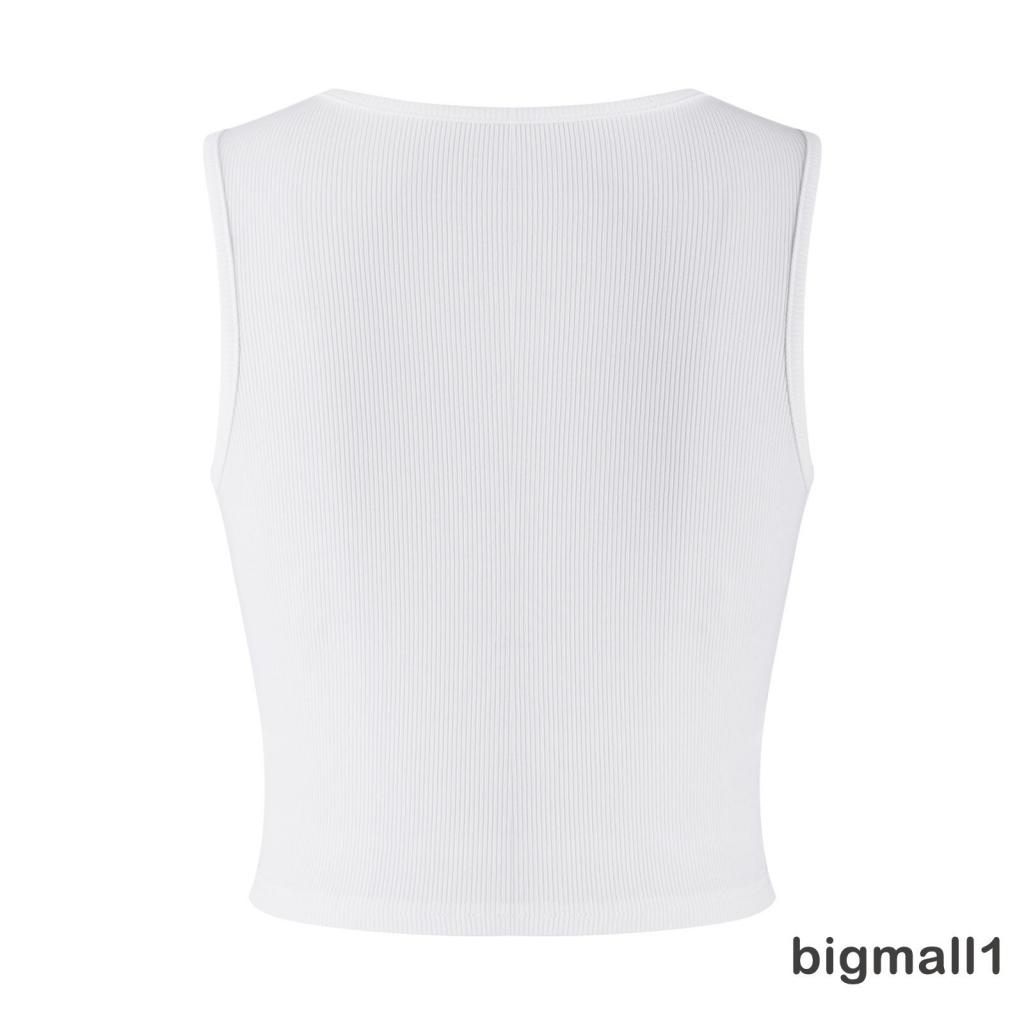 bigmall-เสื้อครอปท็อป-คอกลม-แขนกุด-พิมพ์ลายตัวอักษร-ผีเสื้อ-แฟชั่นฤดูร้อน-สไตล์สตรีท-สําหรับผู้หญิง