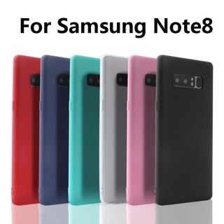 Samsung Galaxy Note8 S9 S9Plus เคส สีลูกกวาด เคสนิ่ม