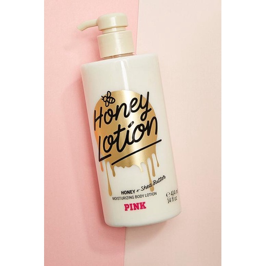 victorias-secret-รุ่น-pink-กลิ่น-honey-body-lotion-with-pure-honey-และ-water-rosewater-ใหม่แท้-100-usa