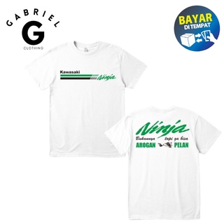 เสื้อยืด พิมพ์ลายรถจักรยานยนต์ Kawasaki Ninja Distro Not Arogan สําหรับผู้ชาย และผู้หญิง 941