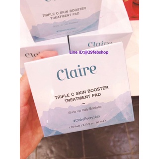 Claire Triple C Skin Booster Treatment Pad 70pads 80ml.