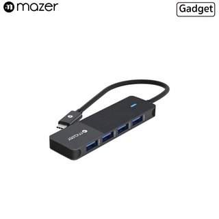 Mazer USB-C Multimedia Pro Hub 4-in-1 Black Edition อุปกรณ์เชื่อมต่อเกรดพรีเมี่ยม รองรับ อุปกรณ์อื่นๆที่รองรับ USB-C
