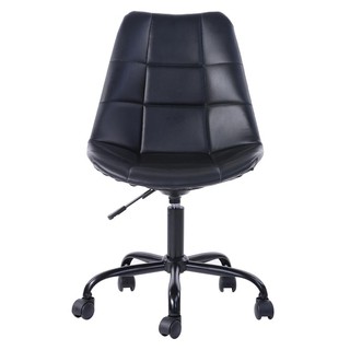 Office chair OFFICE CHAIR FURDINI HIGOS PU BLACK RF PU BLACK Office furniture Home & Furniture เก้าอี้สำนักงาน เก้าอี้สำ