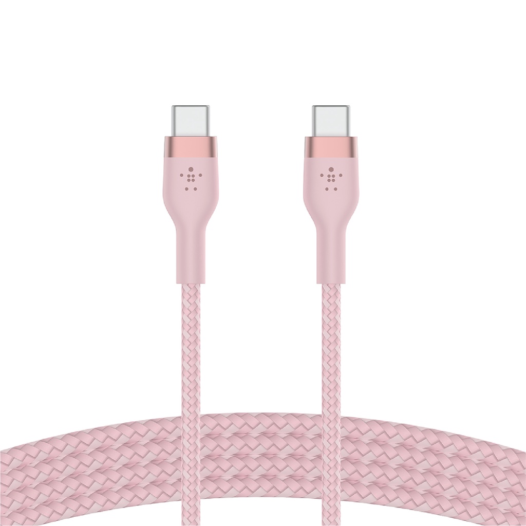 belkin-สายชาร์จพร้อมถ่ายโอนข้อมูลแบบพรีเมี่ยม-pro-flex-c-to-c-รองรับไอโฟน15-ipad-samsung-รุ่น-cab011bt