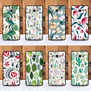 เคส Samsung A7 ลายดอกไม้ ขอบนิ่มหลังแข็ง เคสมือถือ เคสโทรศัพท์ Case เคส TPU ขอบนิ่มหลังแข็ง ไม่ขูดตัวเครื่อง