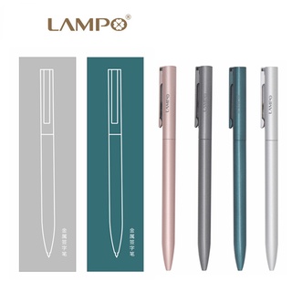Lampo ปากกาเจลโลหะ 0.5 มม. สีดํา หรูหรา สําหรับสํานักงาน โรงเรียน